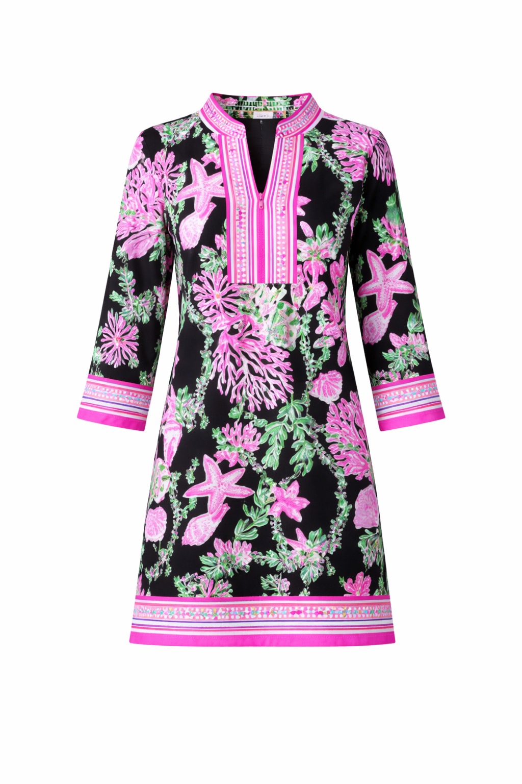 Rezobay Bermuda Reef print dress