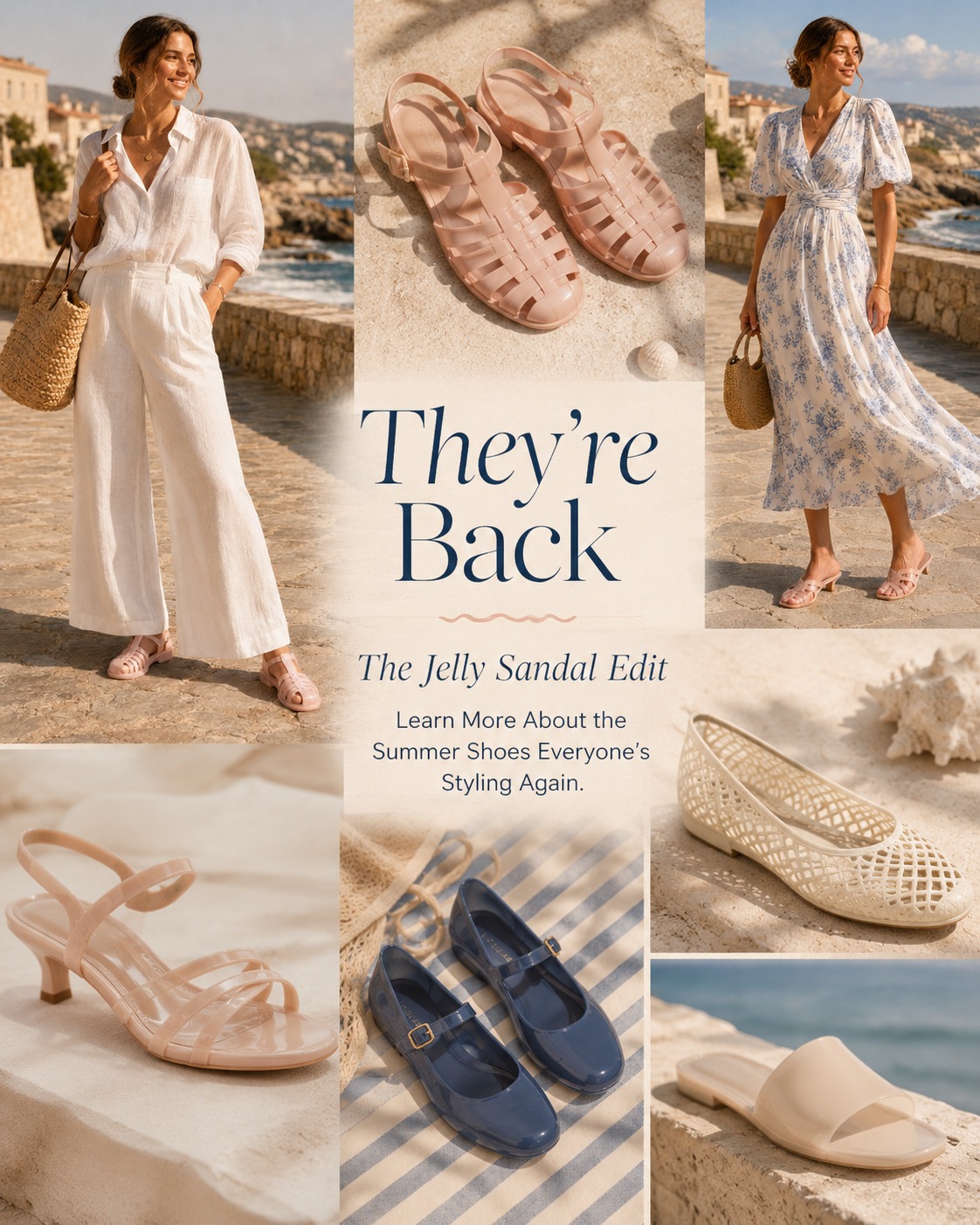Jelly sandals are back editorial preview
