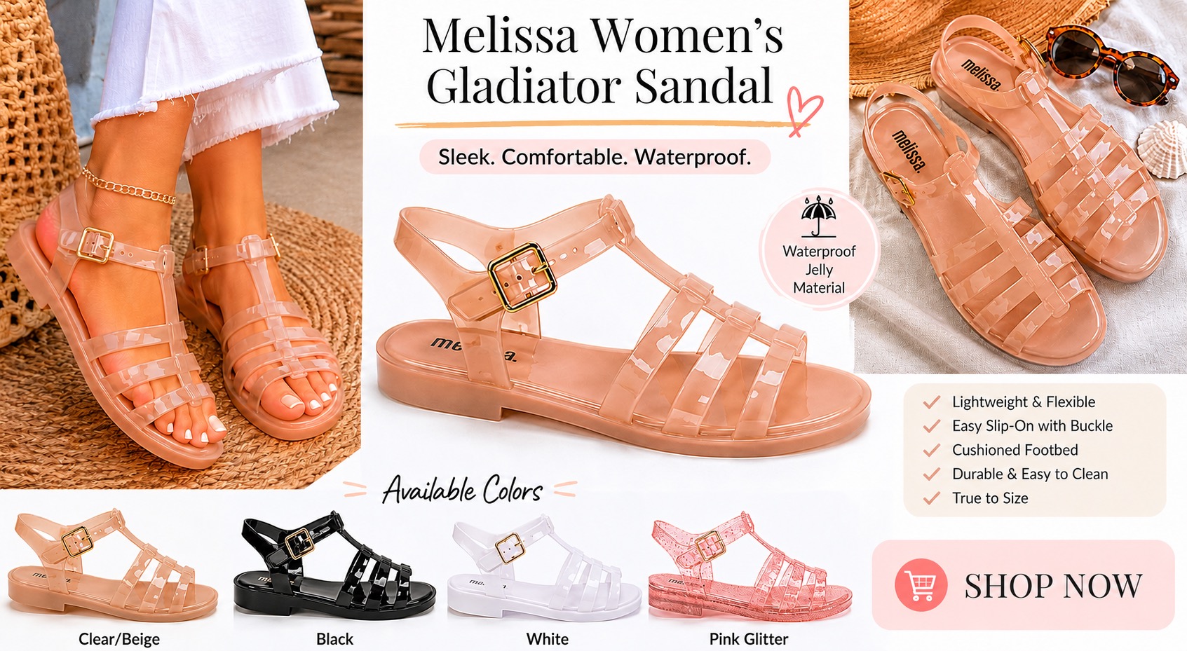 Melissa Possession Jelly Sandals for Women