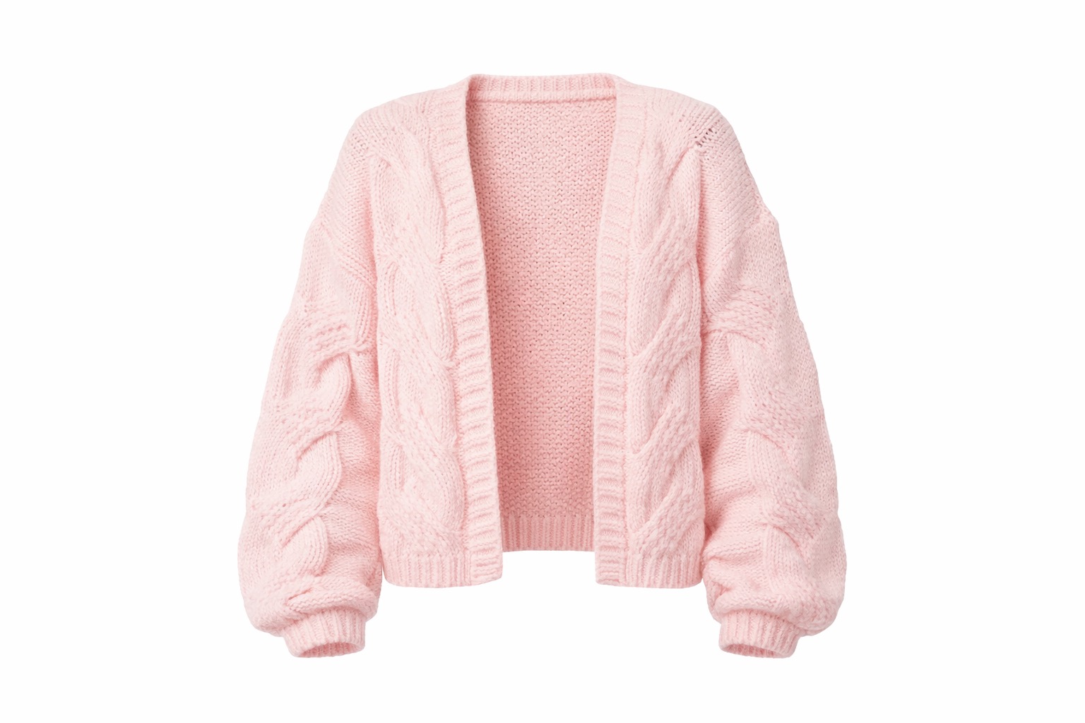 Pink cardigan thumbnail