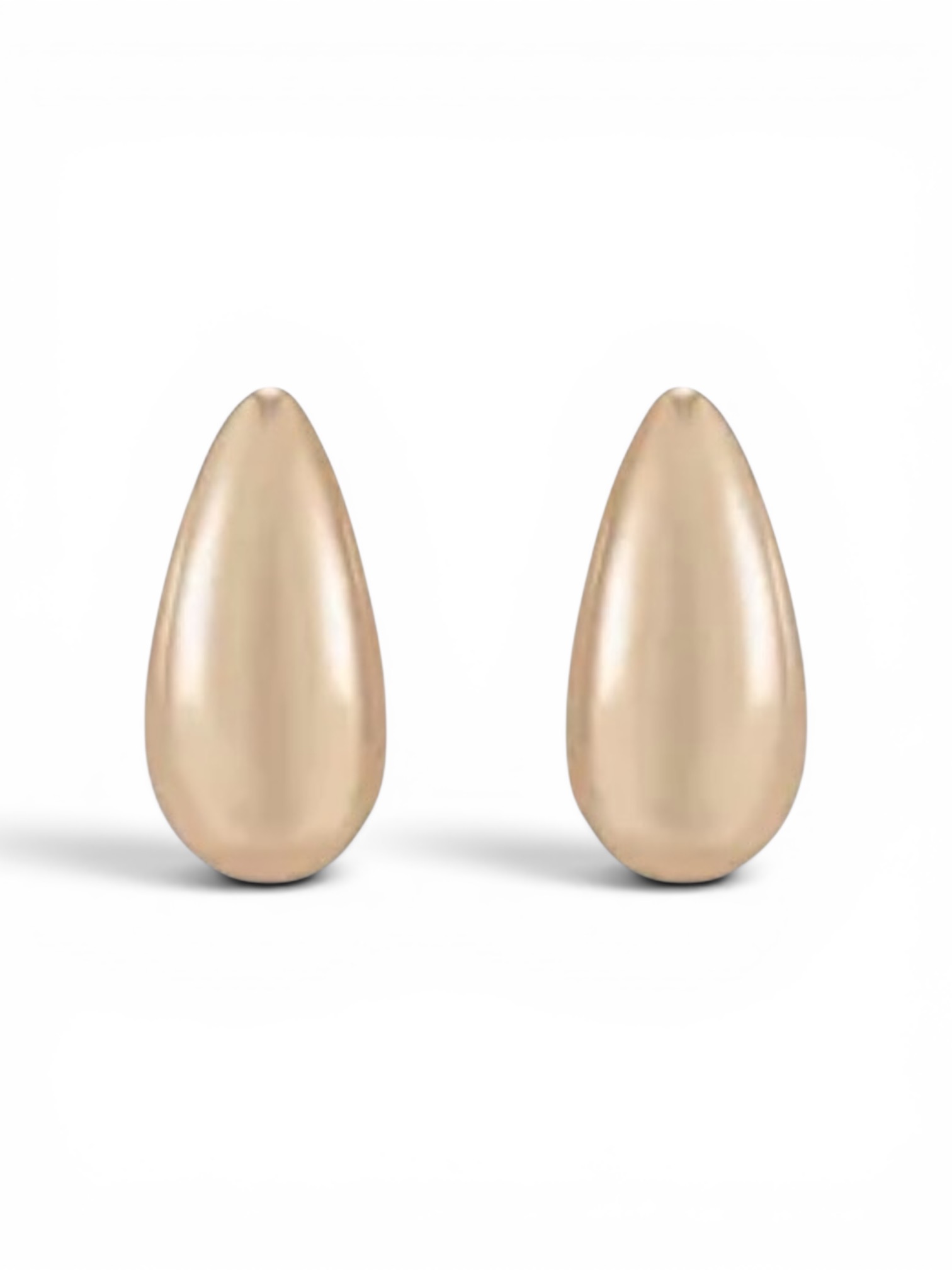ETTIKA Golden Teardrop 18K Gold Plated Earrings